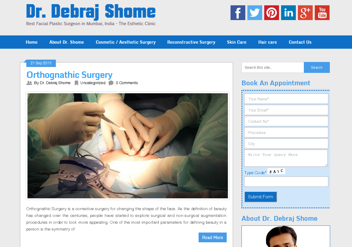 Dr. Debraj Shome – Official Blog
